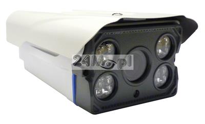 Zewnętrzna kamera 4 w 1 - kompatybilna z systemami AHD, CVI, TVI i CVBS, 4 - krotny MOTOZOOM sterowany z poziomu rejestratora, diody ARRAY LED, IP 66