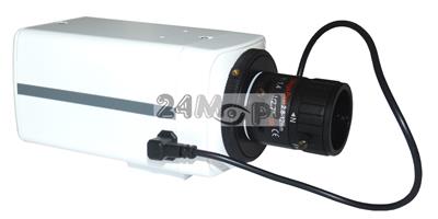 Wewnętrzna kamera kompaktowa 4 MPX - przetwornik SONY, regulowany obiektyw 3,5 - 8 mm z funkcją AUTO-IRIS, idealne rozwiązanie do monitoringu sklepów, biur i magazynów