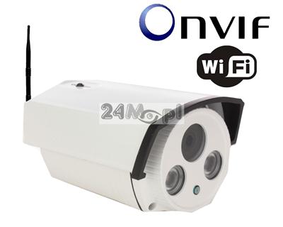 Zewnętrzna megapikselowa kamera IP WiFi - 1/3 Multi Megapiksel SONY, 2 diody ARRAY LED, obiektyw z funkcją AUTO-IRIS