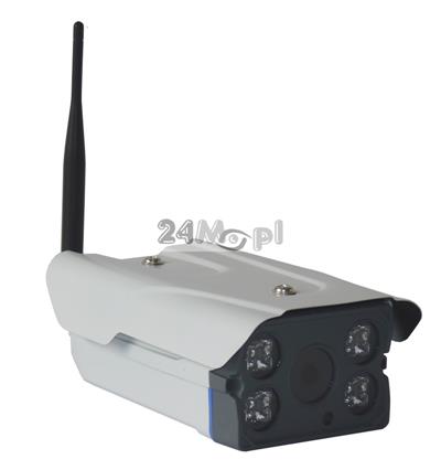 Zewnętrzna kamera IP WIFI - rozdzielczość 4 MPX, przetwornik SONY, diody podczerwieni ARRAY LED, standard ONVIF, szeroki kąt widzenia, P2P