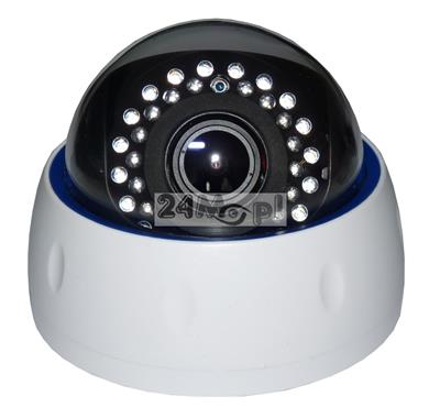 Wewnętrzna kamera IP FULL HD z wbudowanym modułem PoE - zintegrowany mikrofon, 30 diod IR, regulowany obiektyw 2,8 - 12 mm, standard ONVIF