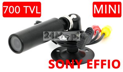 Zewnętrzna mikrokamera z uchywtem - SONY EFFIO, 700 linii, szeroki kąt widzenia, IP66 - idealna do pojazdów