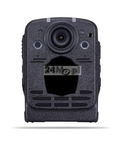 Kamera nasobna dla komorników i służb mundurowych - rozdzielczość FULL HD, szeroki kąt widzenia, podczerwień, wyświetlacz LCD, pamięć 16 GB